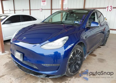 2022 Tesla Model Y Long Range Dual Motor All-Wheel Drive from USA, damaged, VIN 7SAYGDEE4NF414095